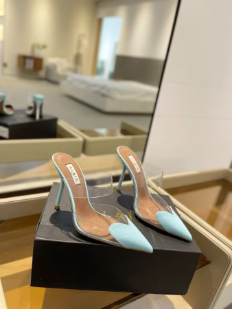 UA ALAÏA Le Coeur Mule Heart-Toe Slingback Pump 10.5cm Heel