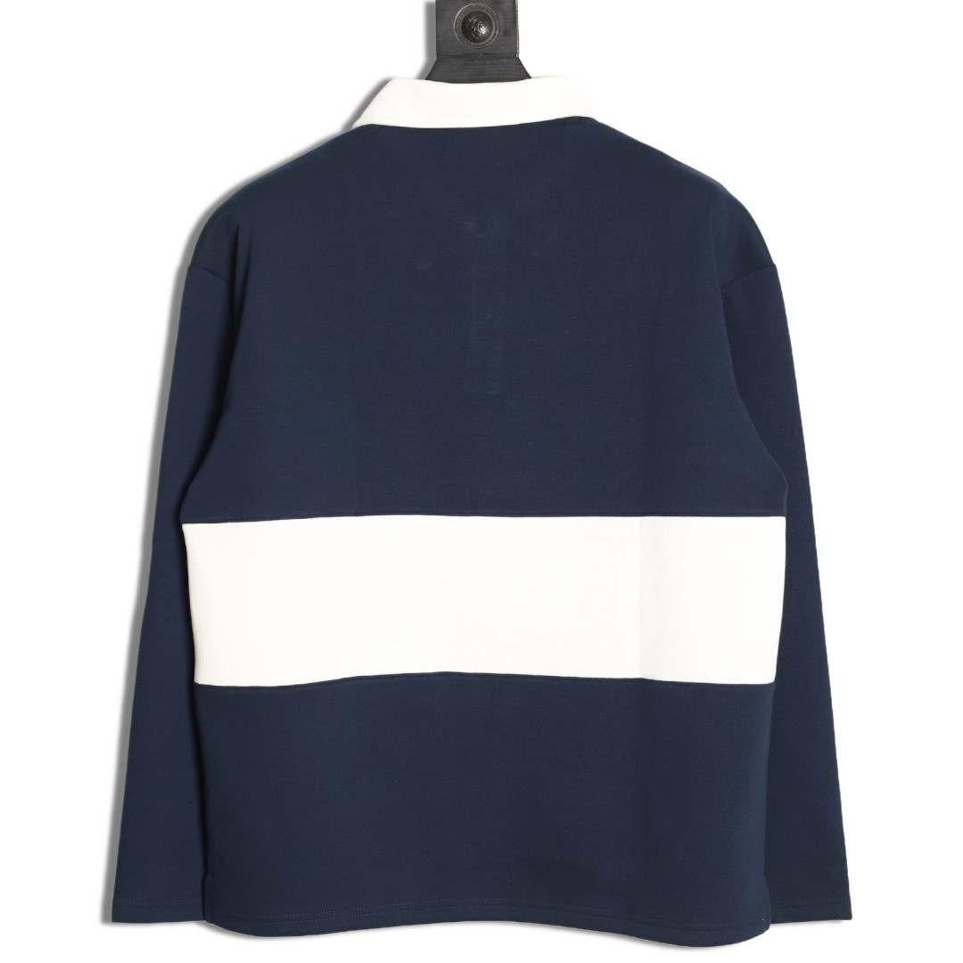 B**rry long-sleeved polo shirt