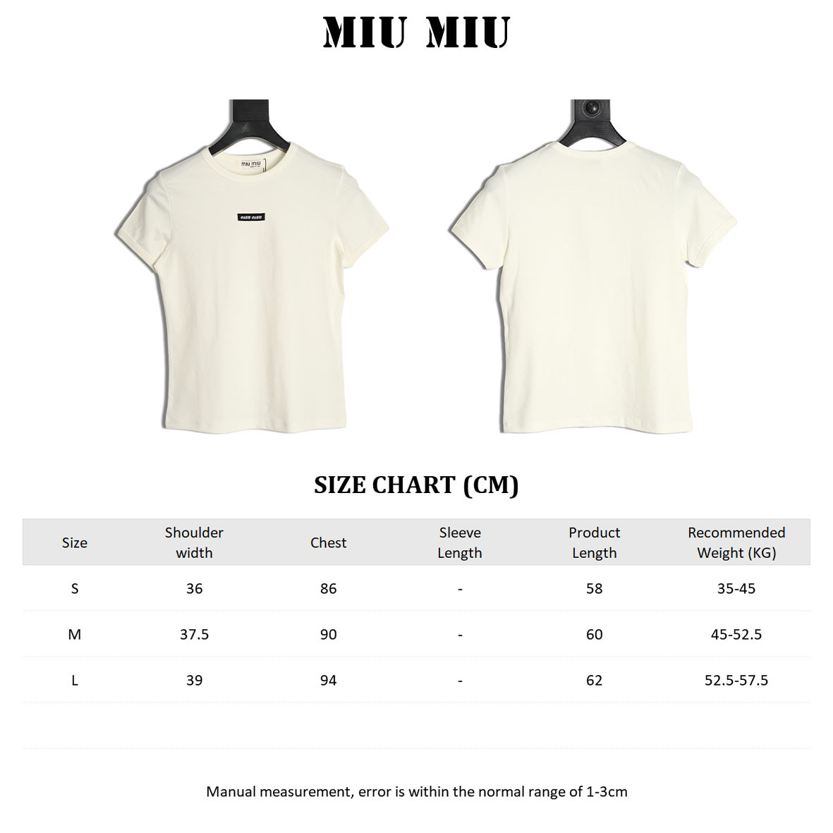 Miu Miu Short-sleeved T-shirt
