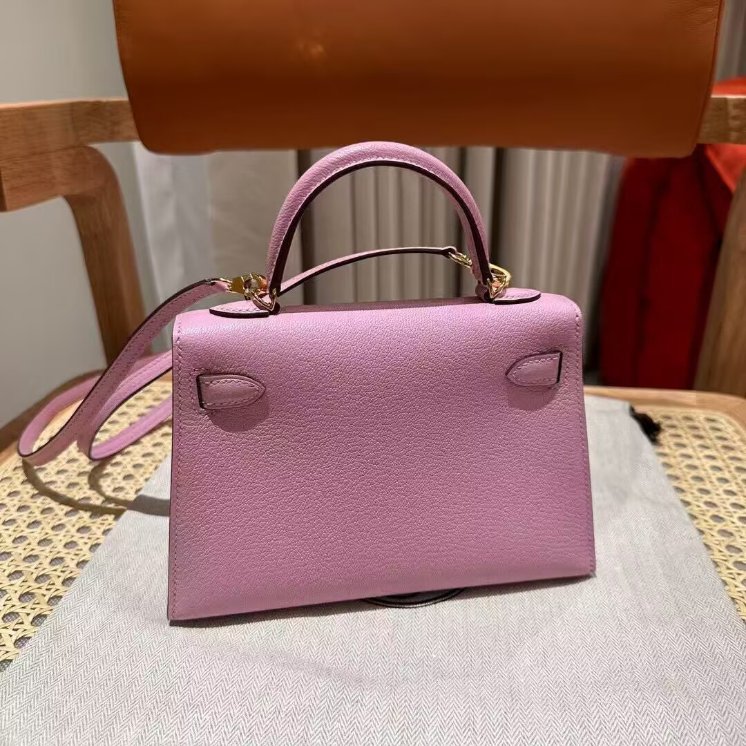 H**me5 mini kelly chèvre 19 19×6×12cm (20 days for customization)