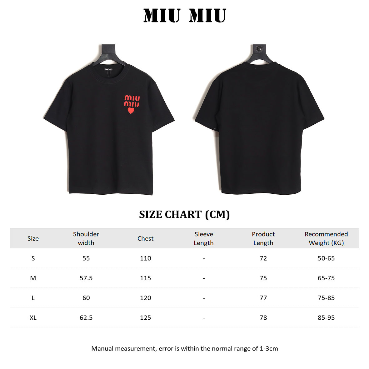 MIU MIU 25SS Short-sleeved T-shirt