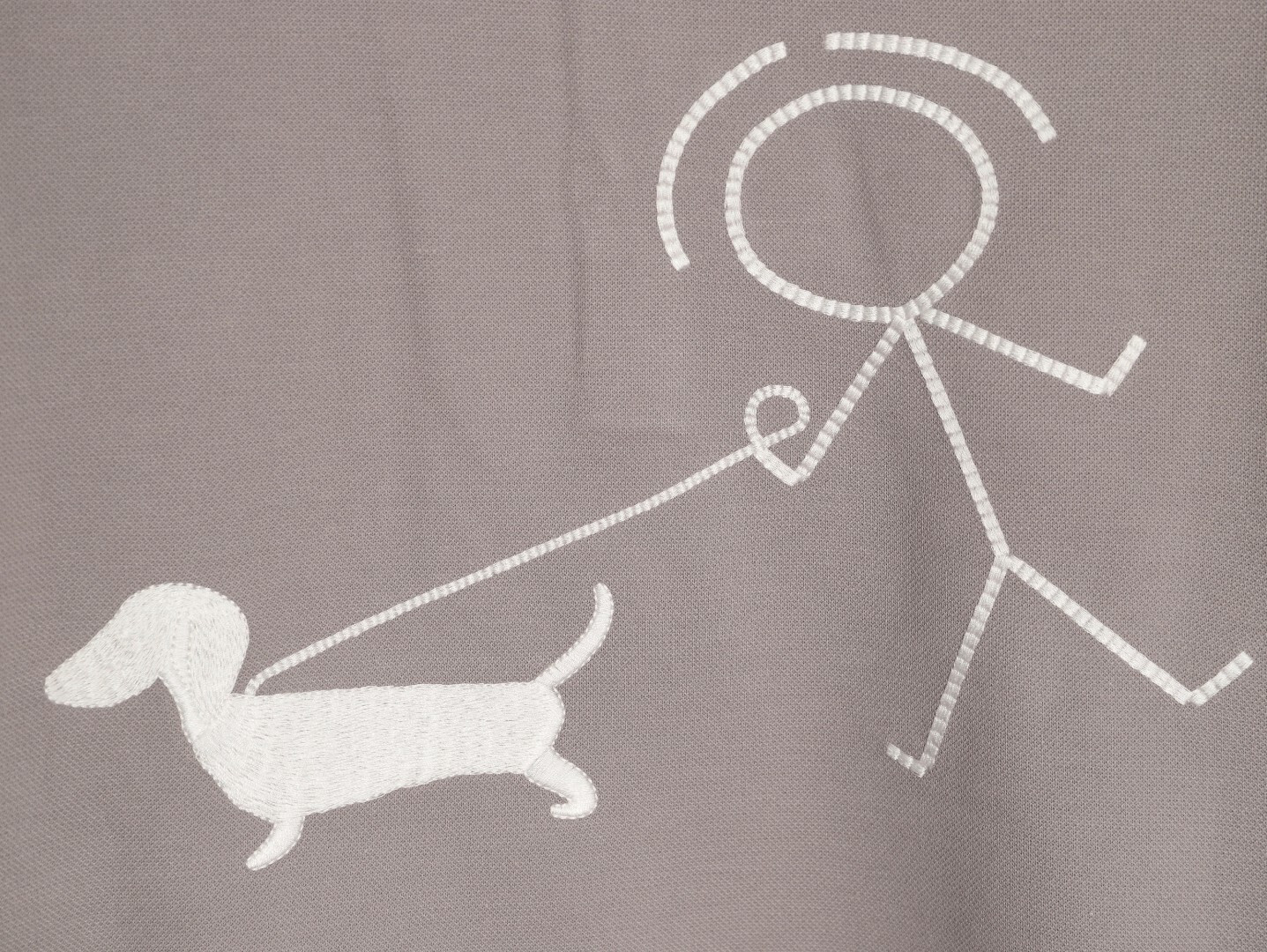 Thom Browne TB Long-sleeved Polo Shirt