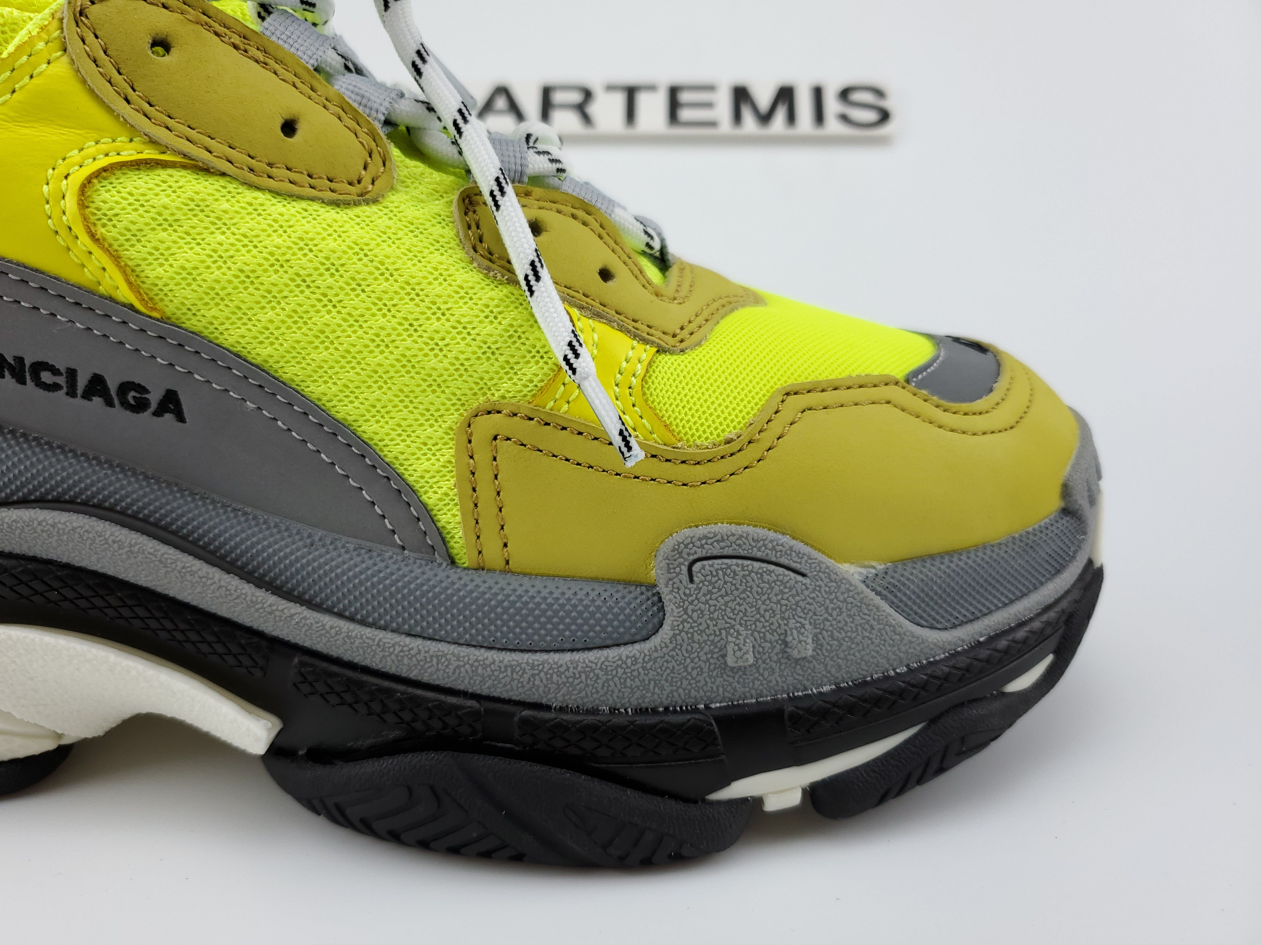 Balenciga Triple S Yellow Fluo