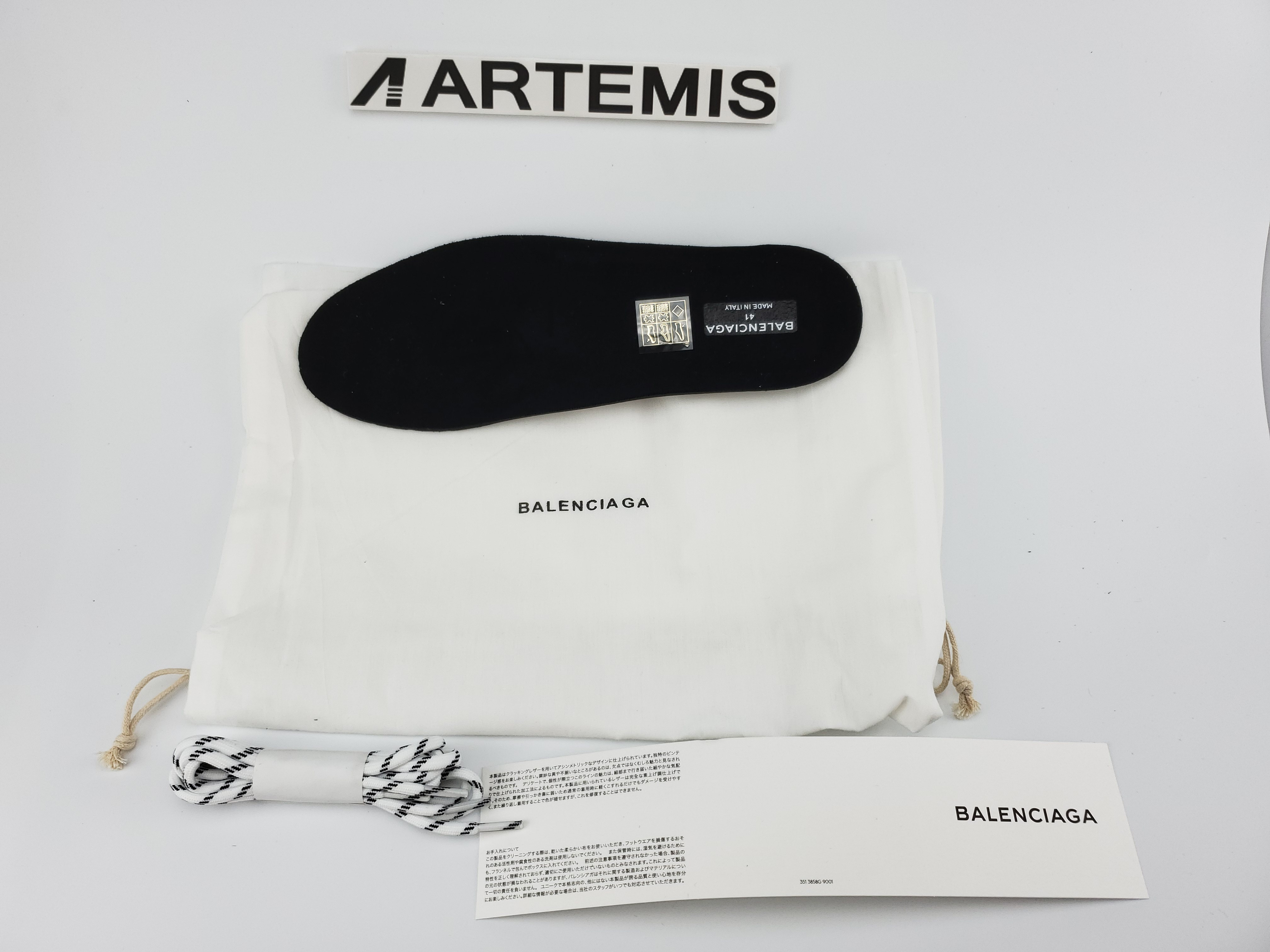Balenciga Triple S Black White Red (2018 Reissue)