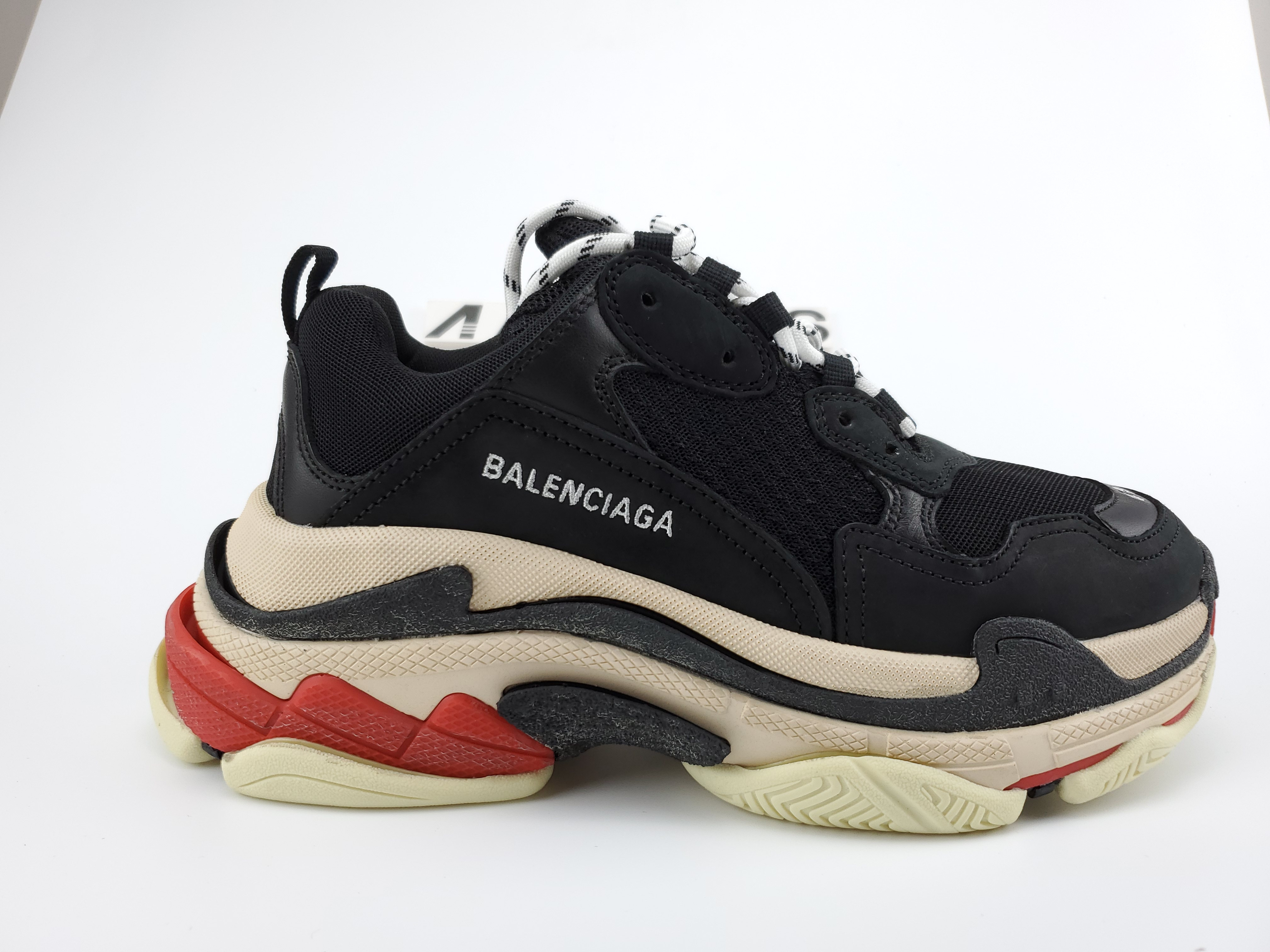 Balenciga Triple S Black White Red (2018 Reissue)