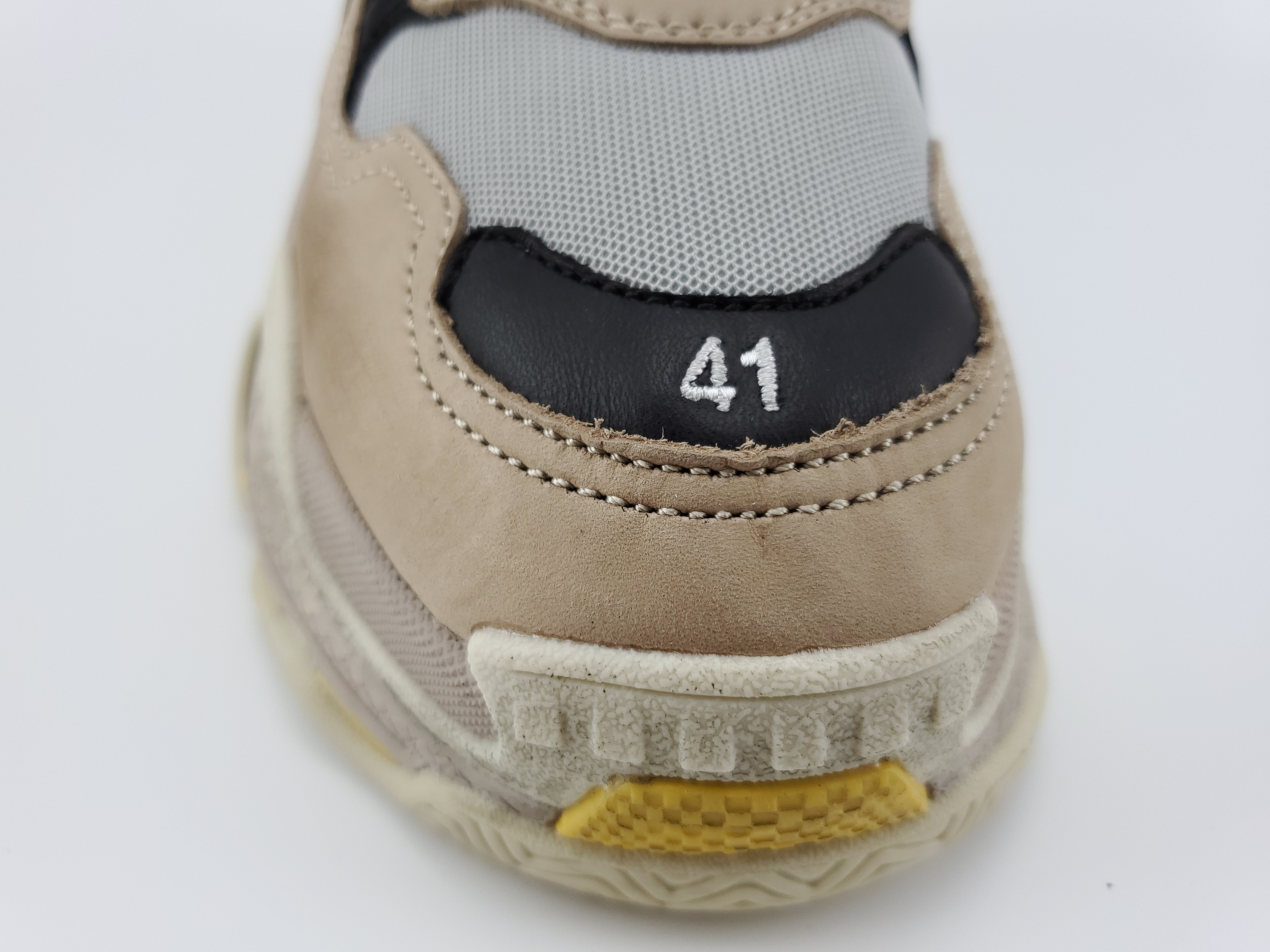Balenciga Triple S Beige Green Yellow (2018 Reissue)