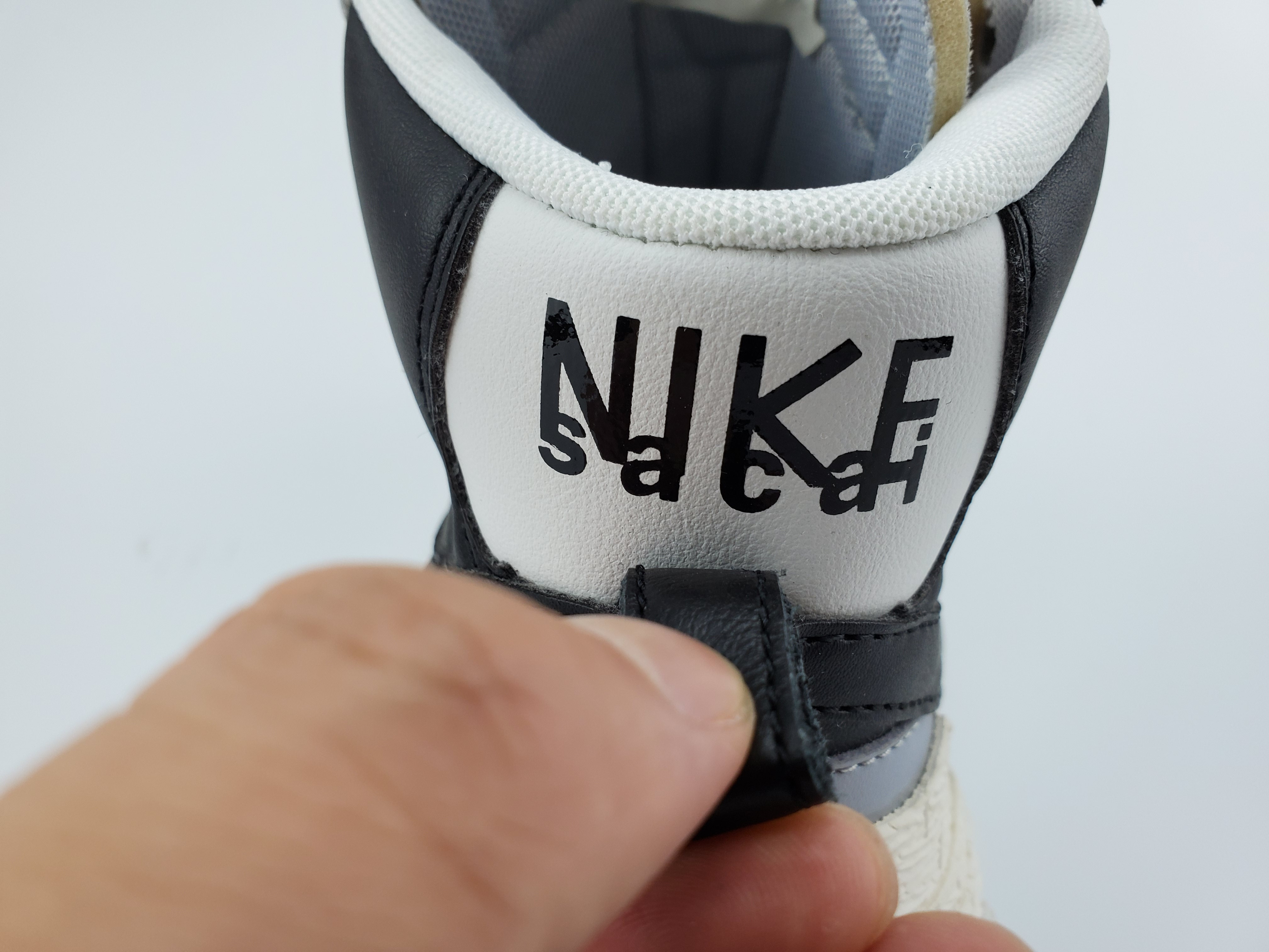 Nike Blazer High Sacai Black Grey