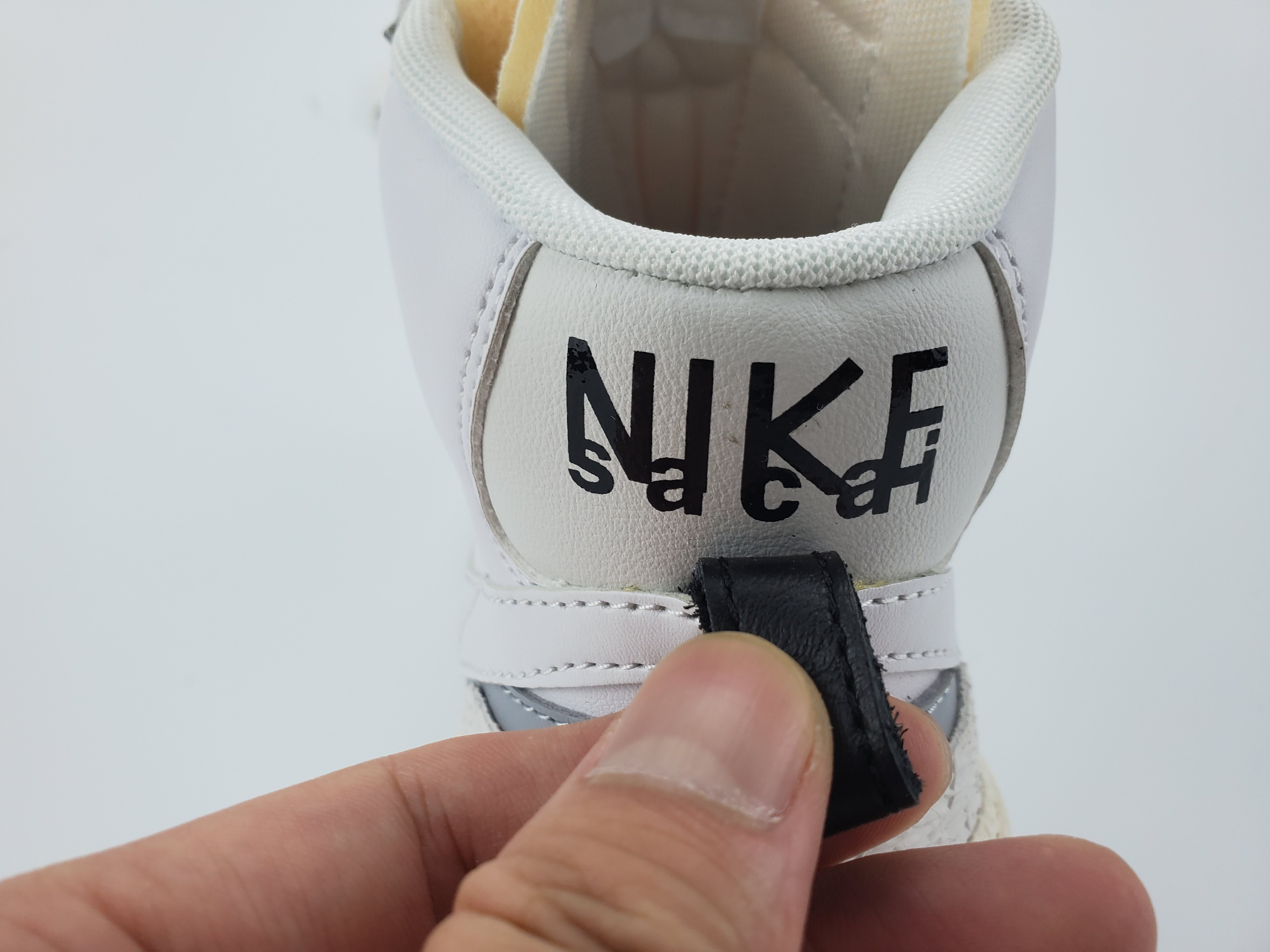 Nike Blazer High Sacai White Grey