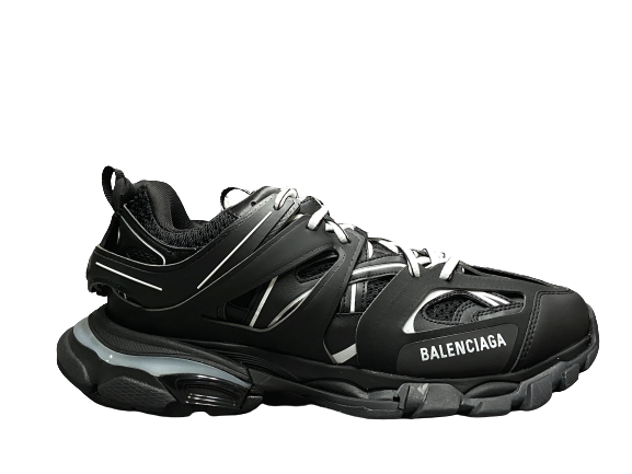 Balenciga Track Black White With Led Light