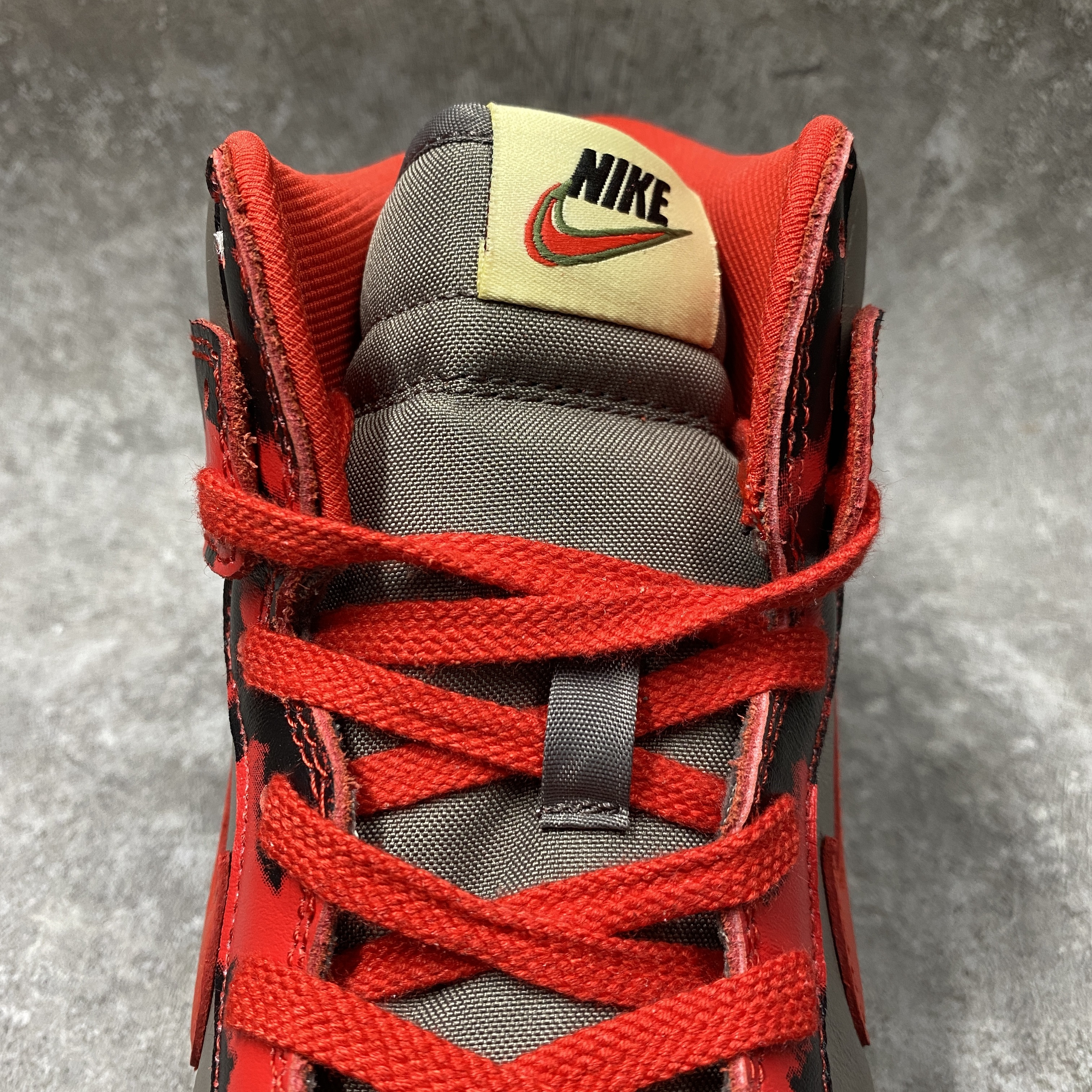 Nike Dunk High 1985 Red Acid Wash