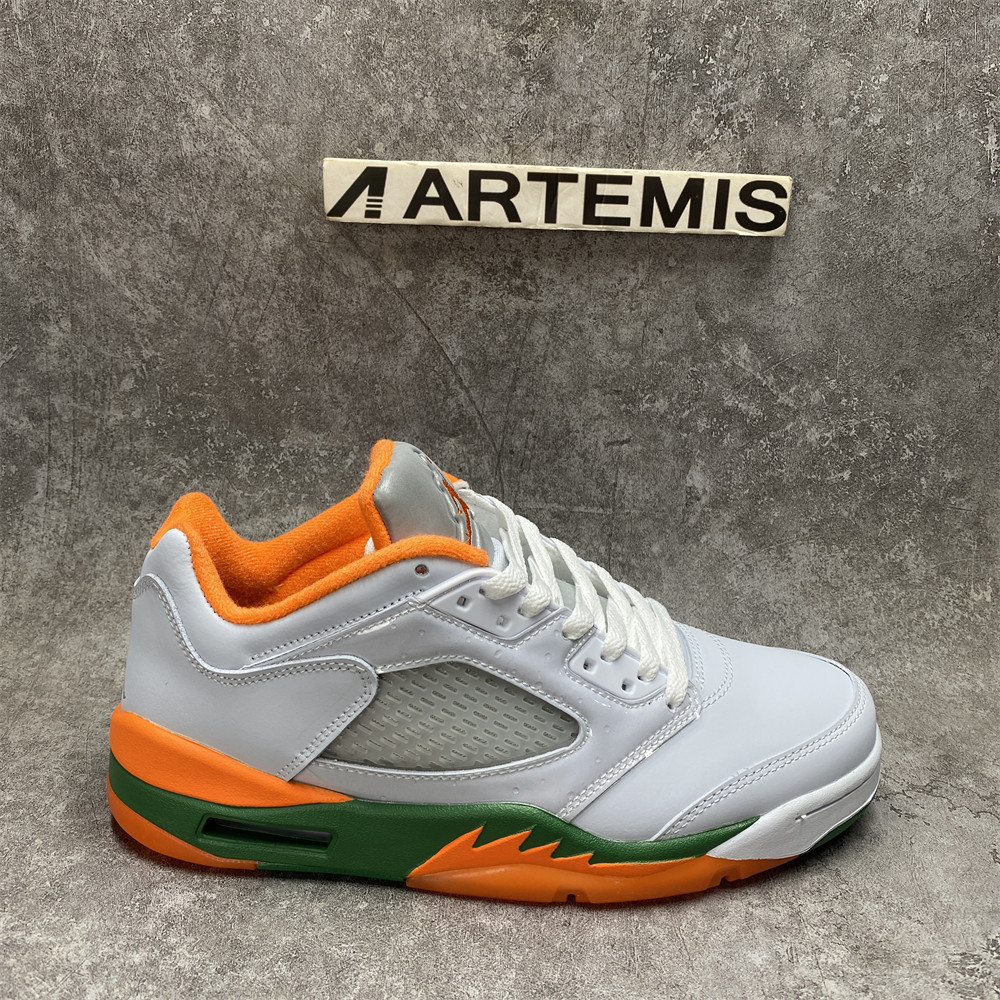 UA Jordan 5 Retro Low Miami Hurricanes