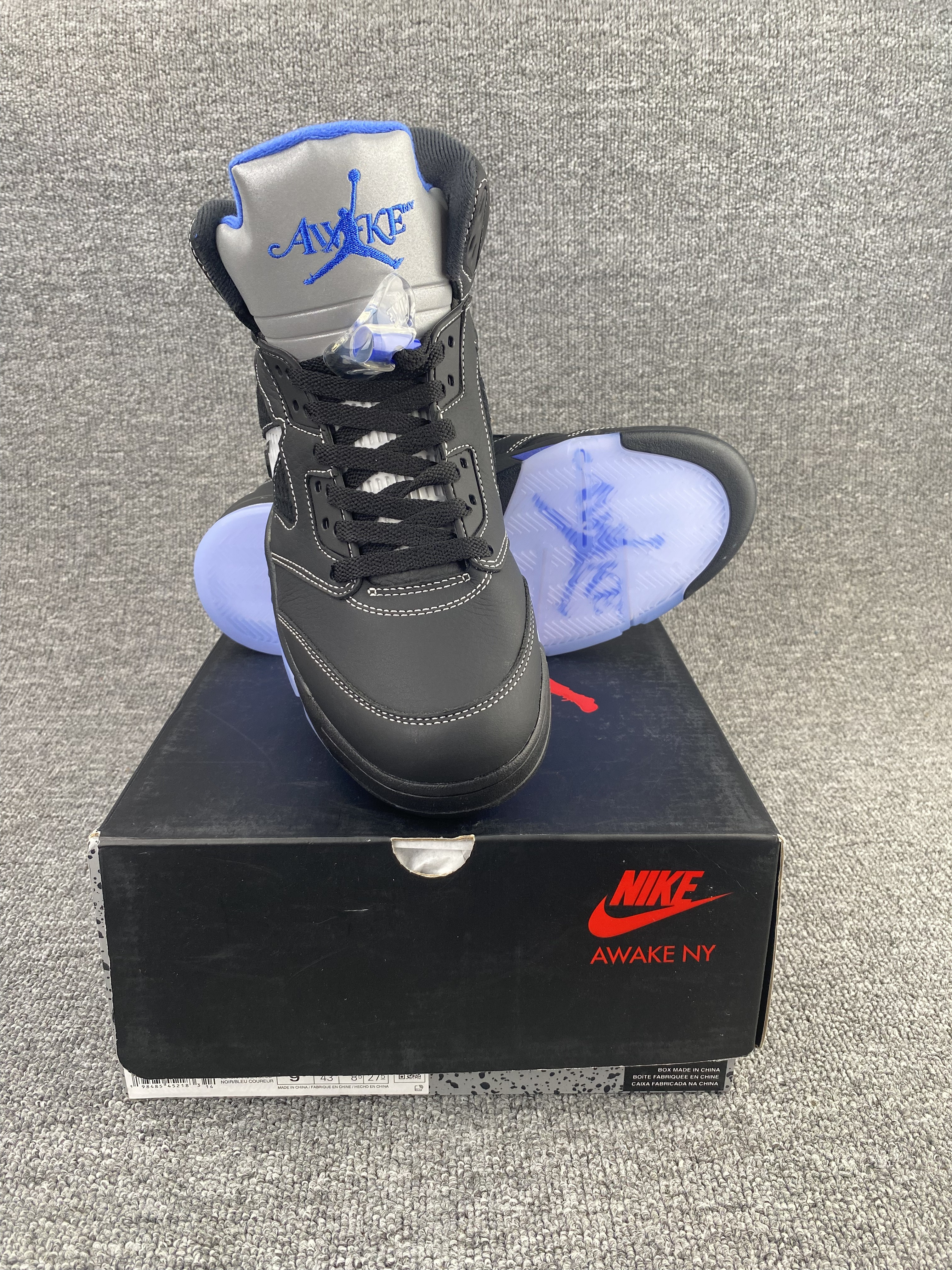 UA Jordan 5 Retro Awake NY Black