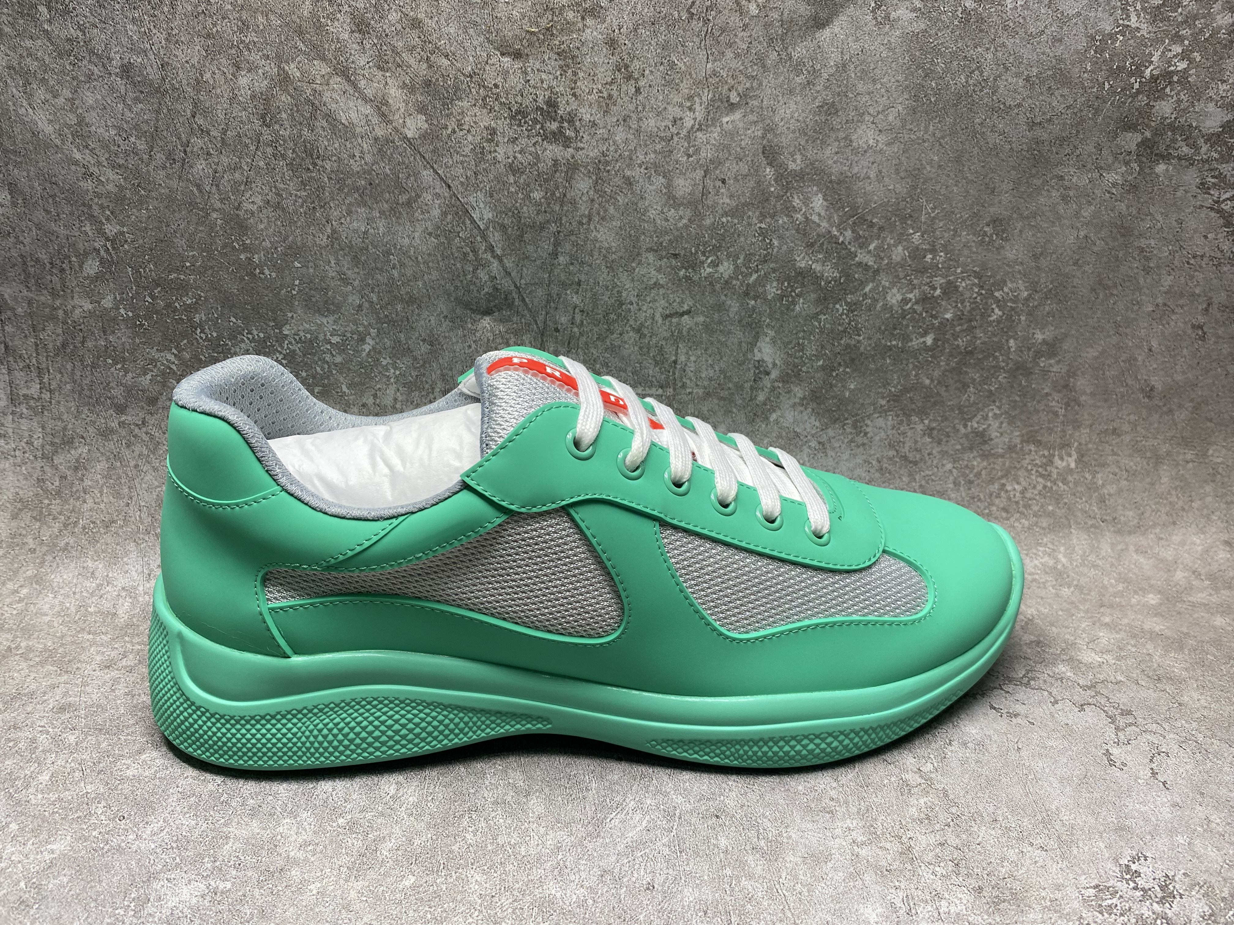 ua Pra*a america's cup soft rubber and bike fabric sneakers