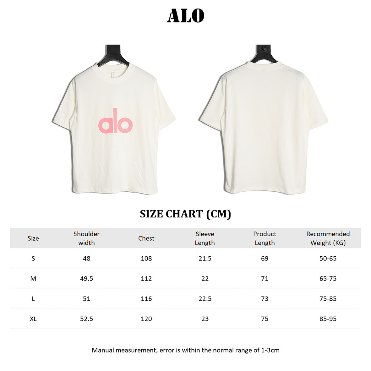 ALO 25SS Short-sleeved T-shirt