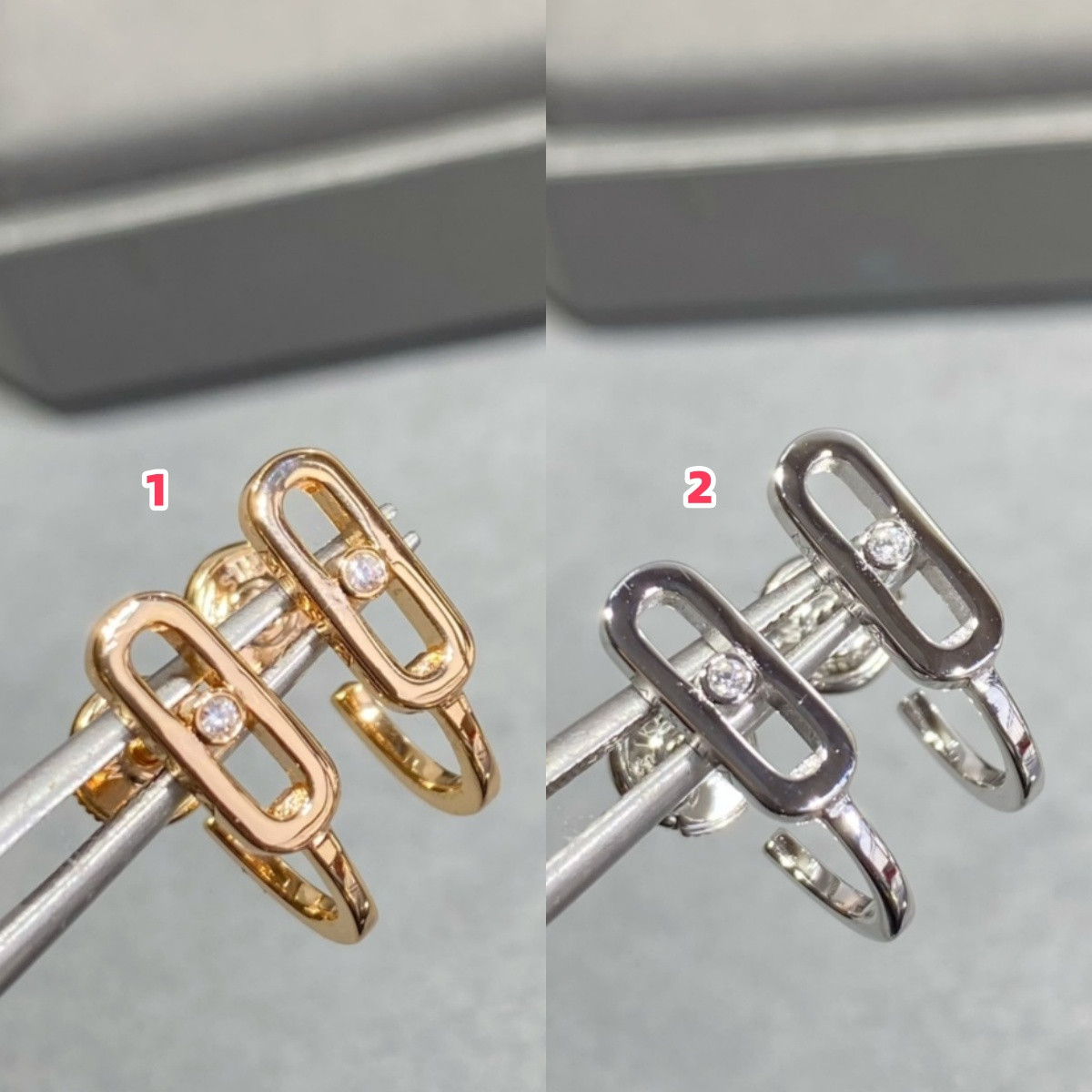 Messika Smooth Moving Earrings
