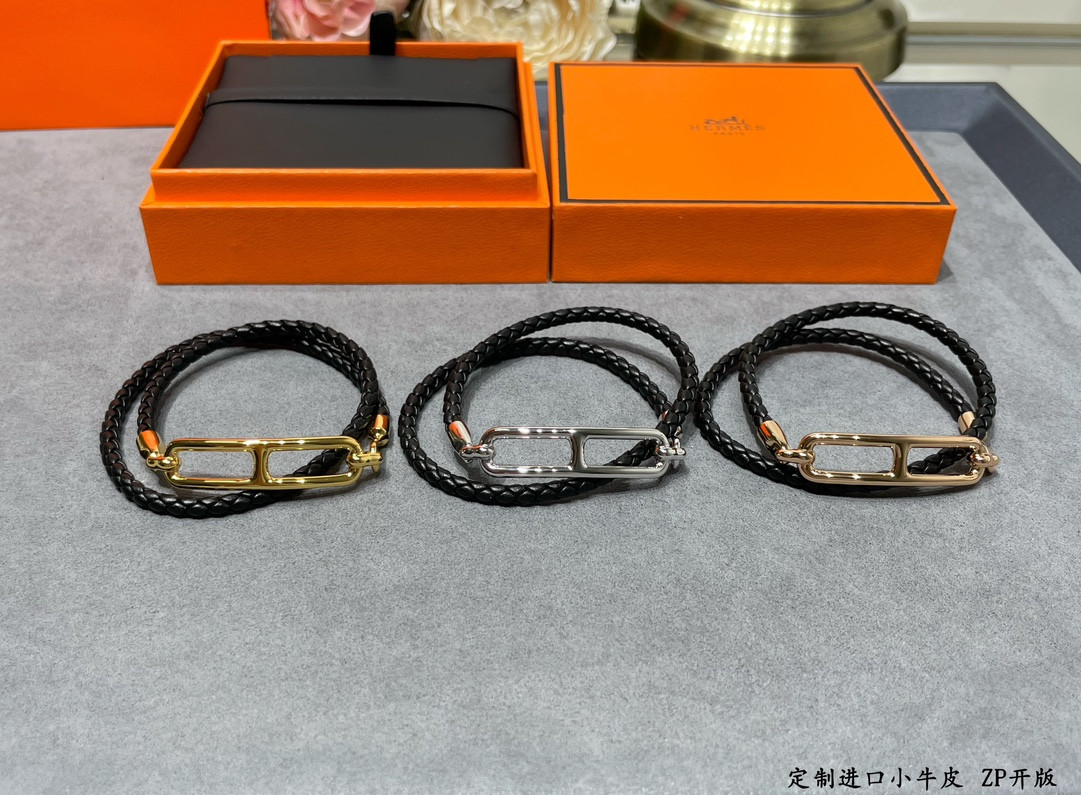 H**me5  h  leather cord bracelet