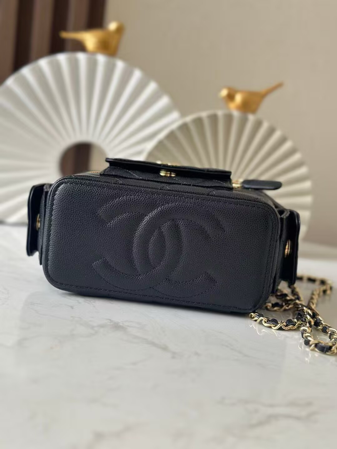 Ch*el vanity case 17cm