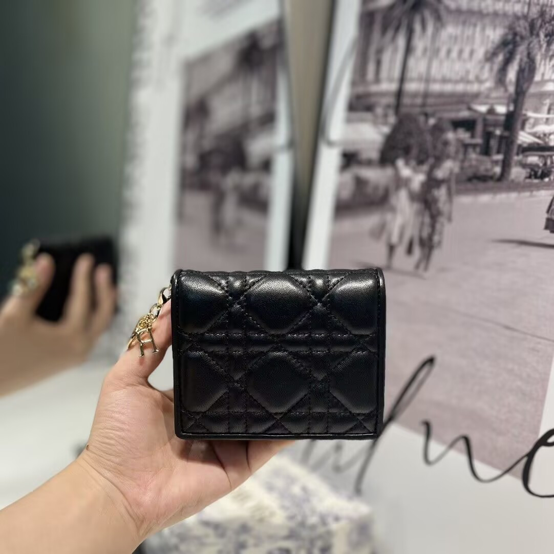 D*or mini lady D*or gardenia wallet 11x9x3cm