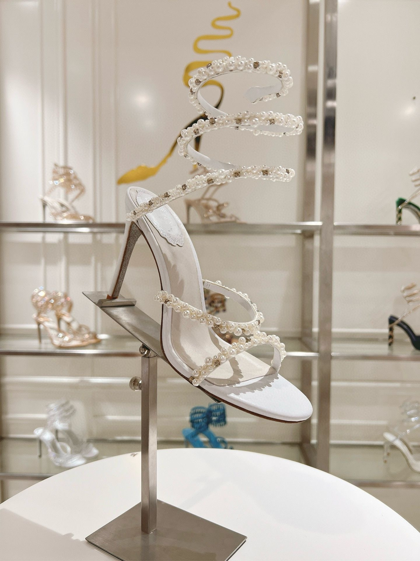 UA RENÉ CAOVILLA CHANDELIER SANDAL 95mm