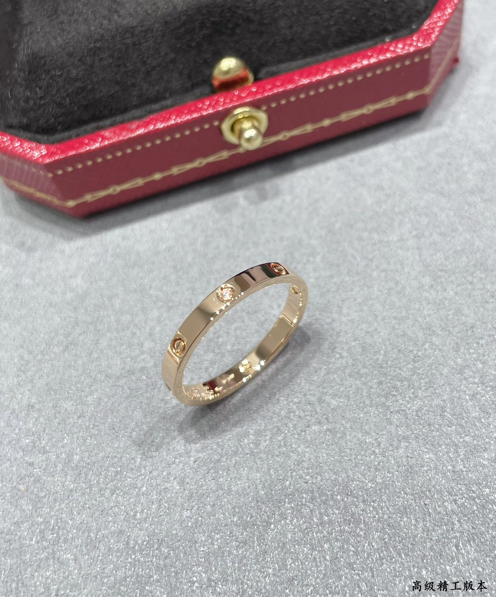 ca*t*er narrow version four Di*m*nd love ring