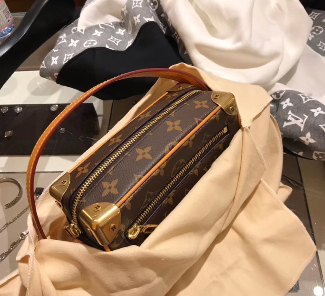 Monogram coated canvas LV MINI SOFT TRUNK M68906