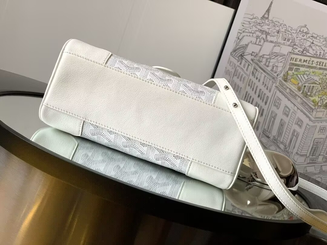 Go*ard white mini Go*ardine saigon souple 15x20x7cm