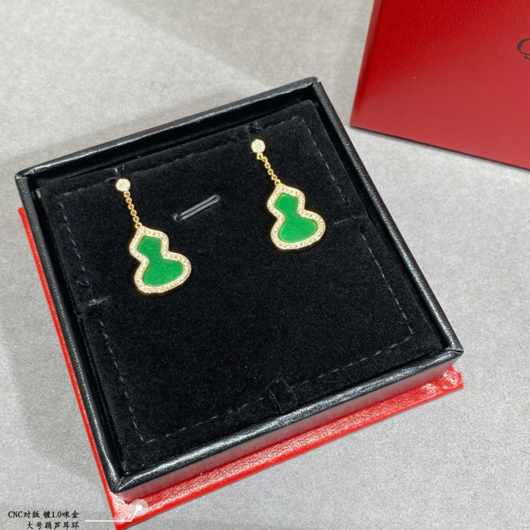 Qeelin Large Gourd Earrings