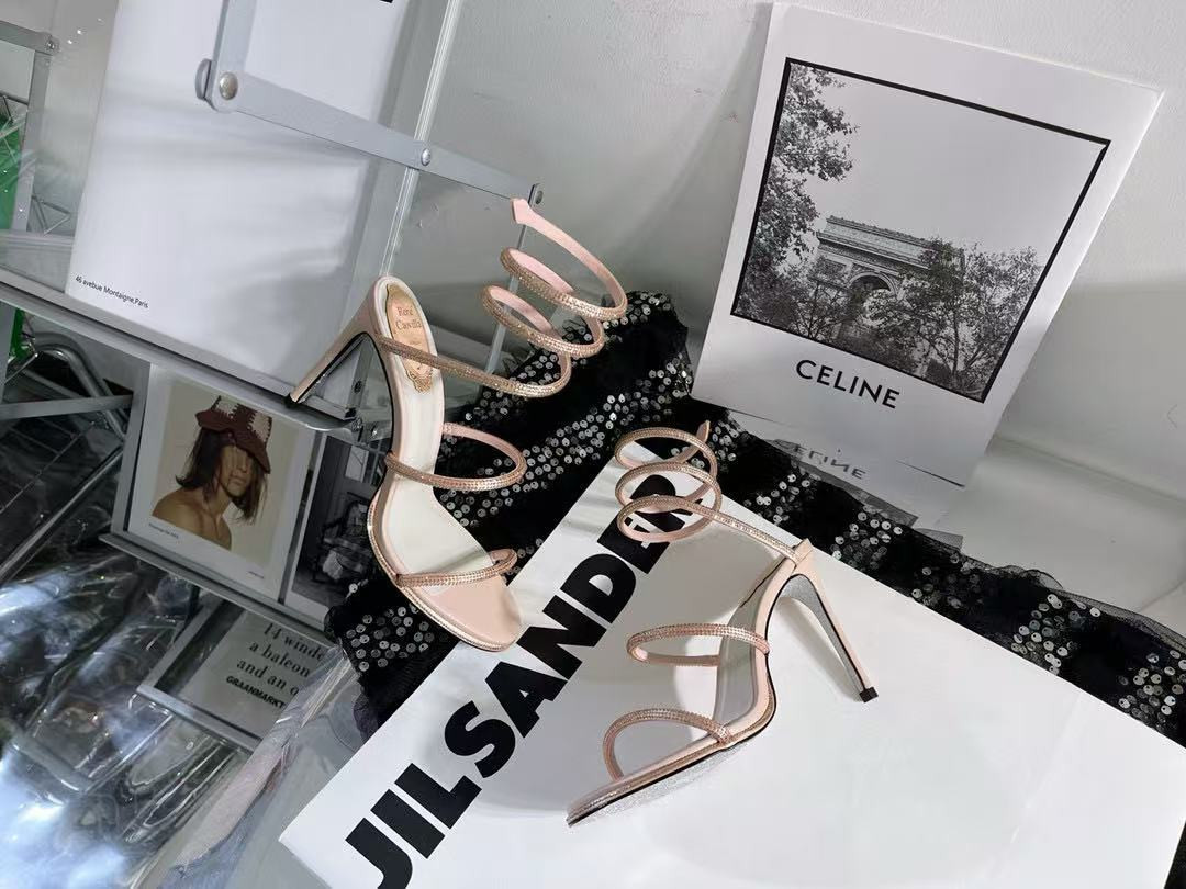 UA RENÉ CAOVILLA Cleo Pumps Sandals 95mm