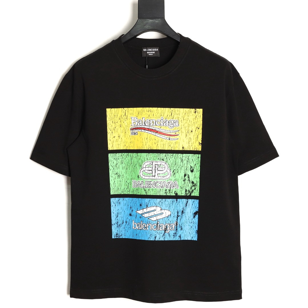 Ba*len*cia*ga 24ss short-sleeved t-shirt