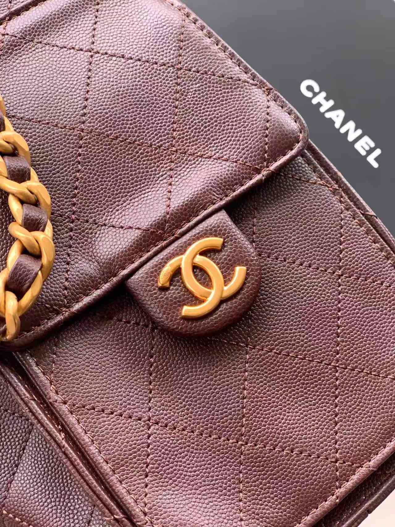 Ch*el 25c bucket bag 26x30x14cm