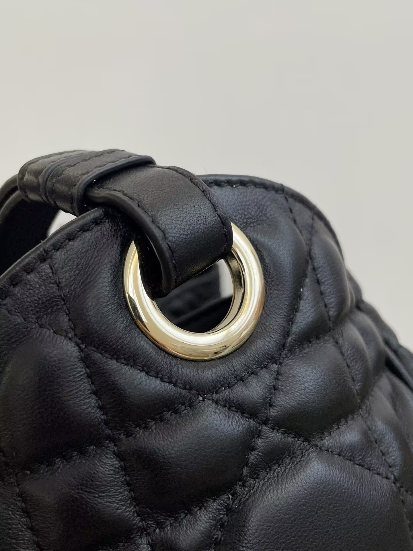D*or medium d-motion bag black macrocannage lambski 23x13x24cm