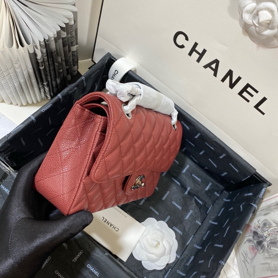 Ch*el small classic handbag 14.5×23×6cm