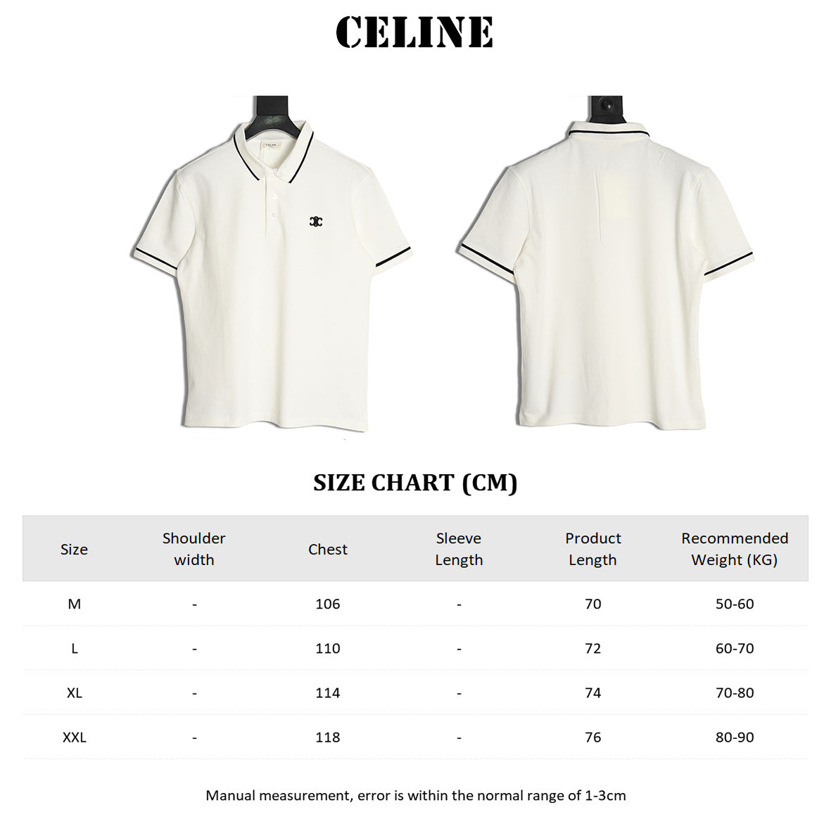 Ce**e short-sleeved polo shirt