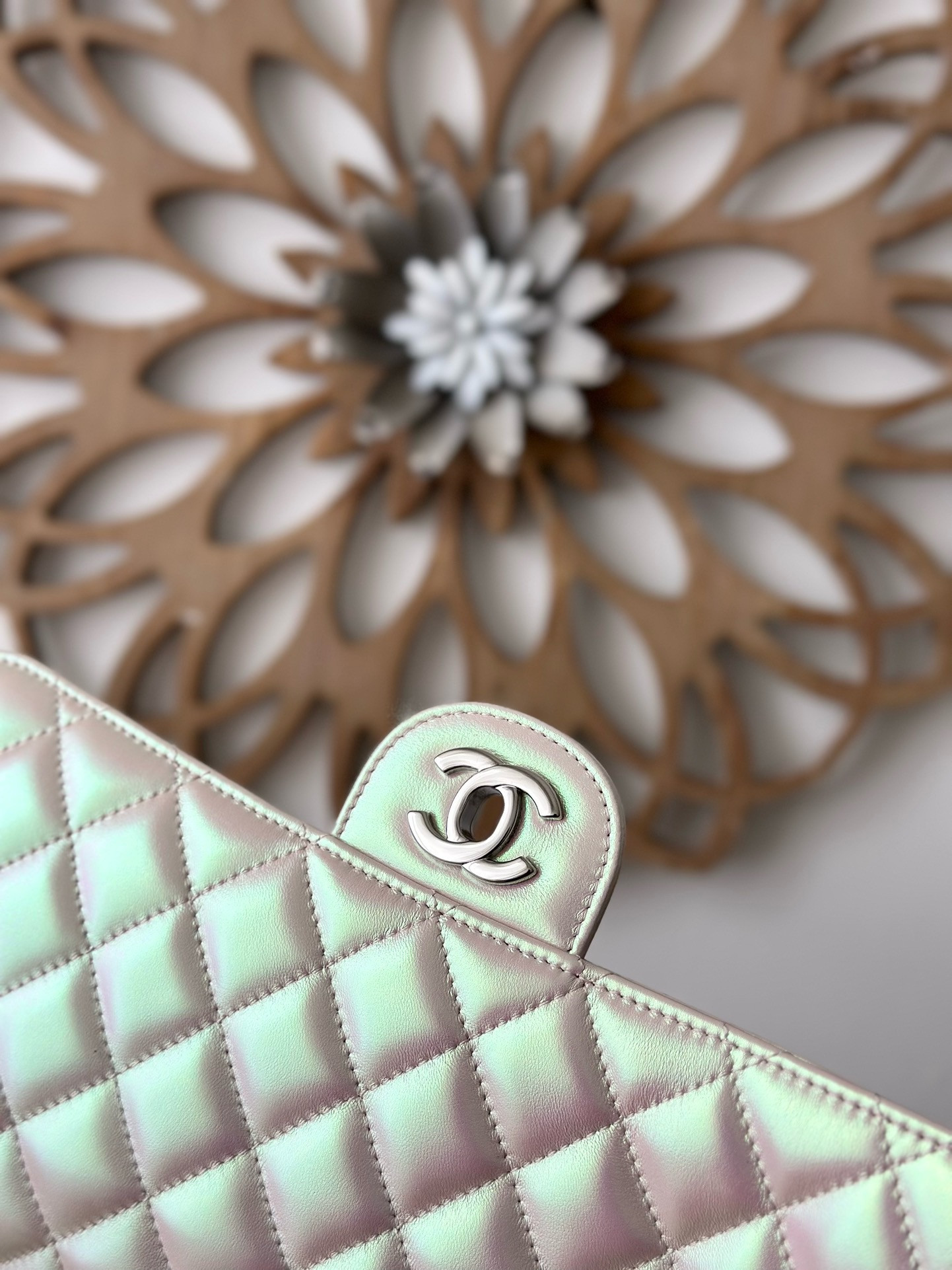 Ch*el classic flap handbag cf 25.5x 15x6cm