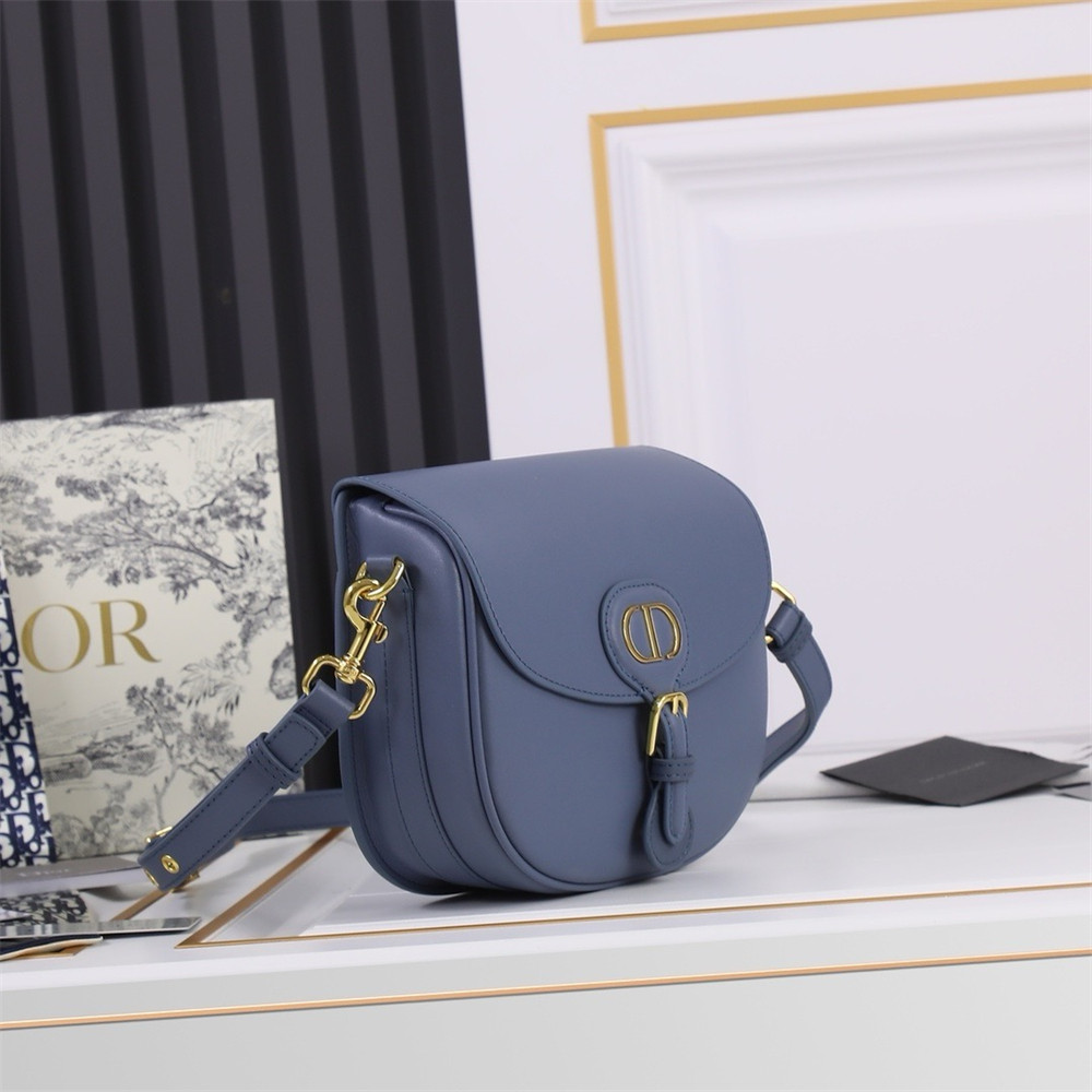 medium D*or bobby bag navy box calfskin