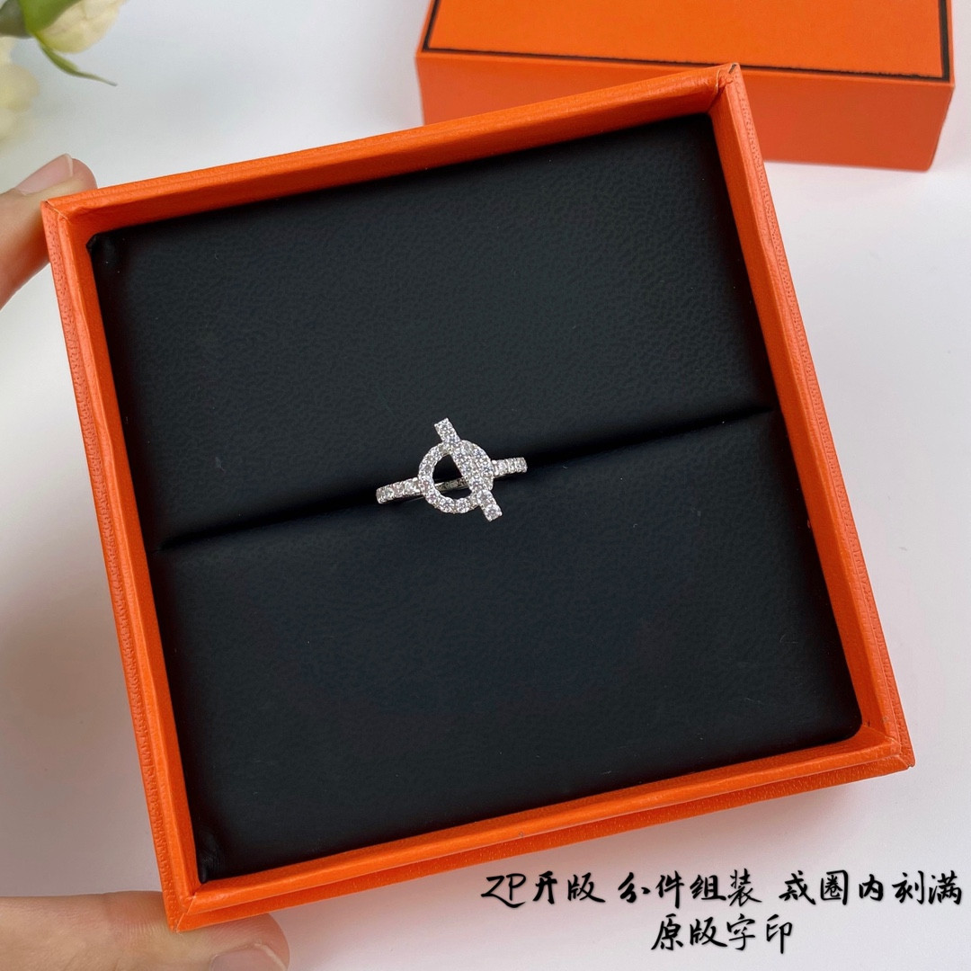 H**me5 ot buckle full di*m*nd ring