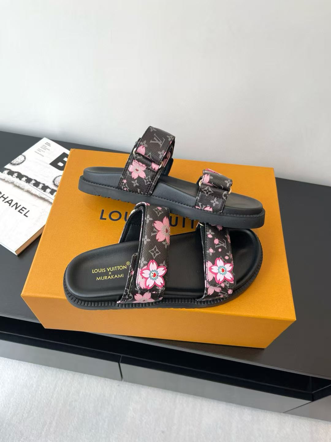 UA LV x TM LV Sunset Flat Comfort Mule