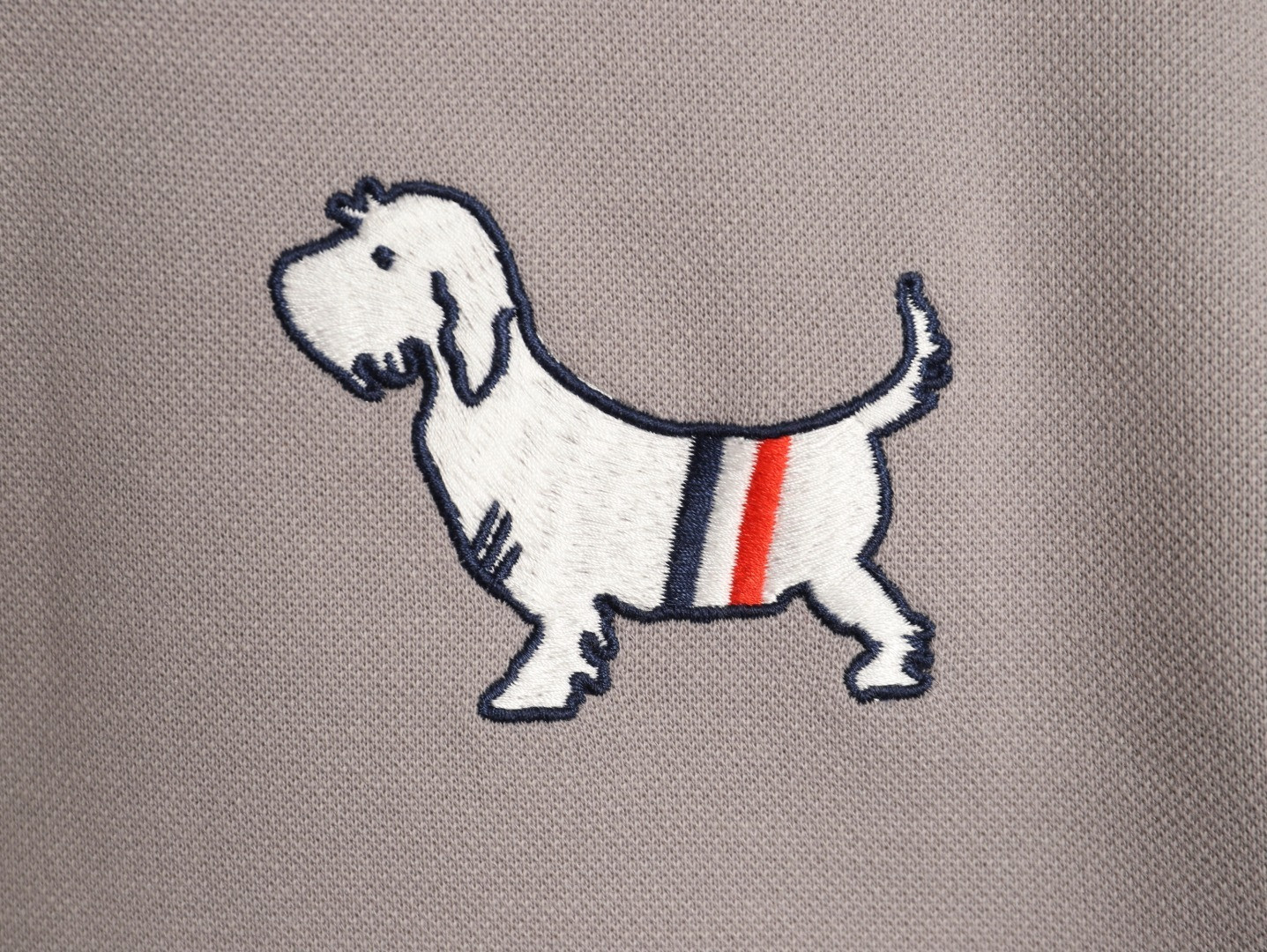 Thom Browne TB Long-sleeved Polo Shirt