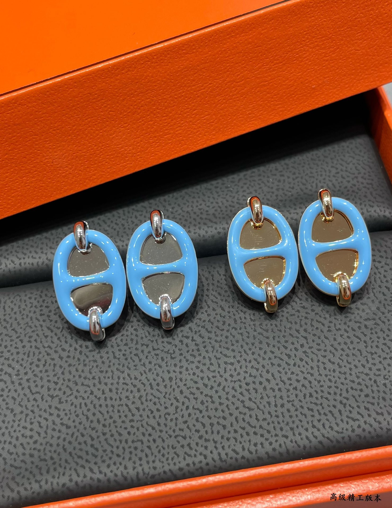 H**me5 mini maillon earrings