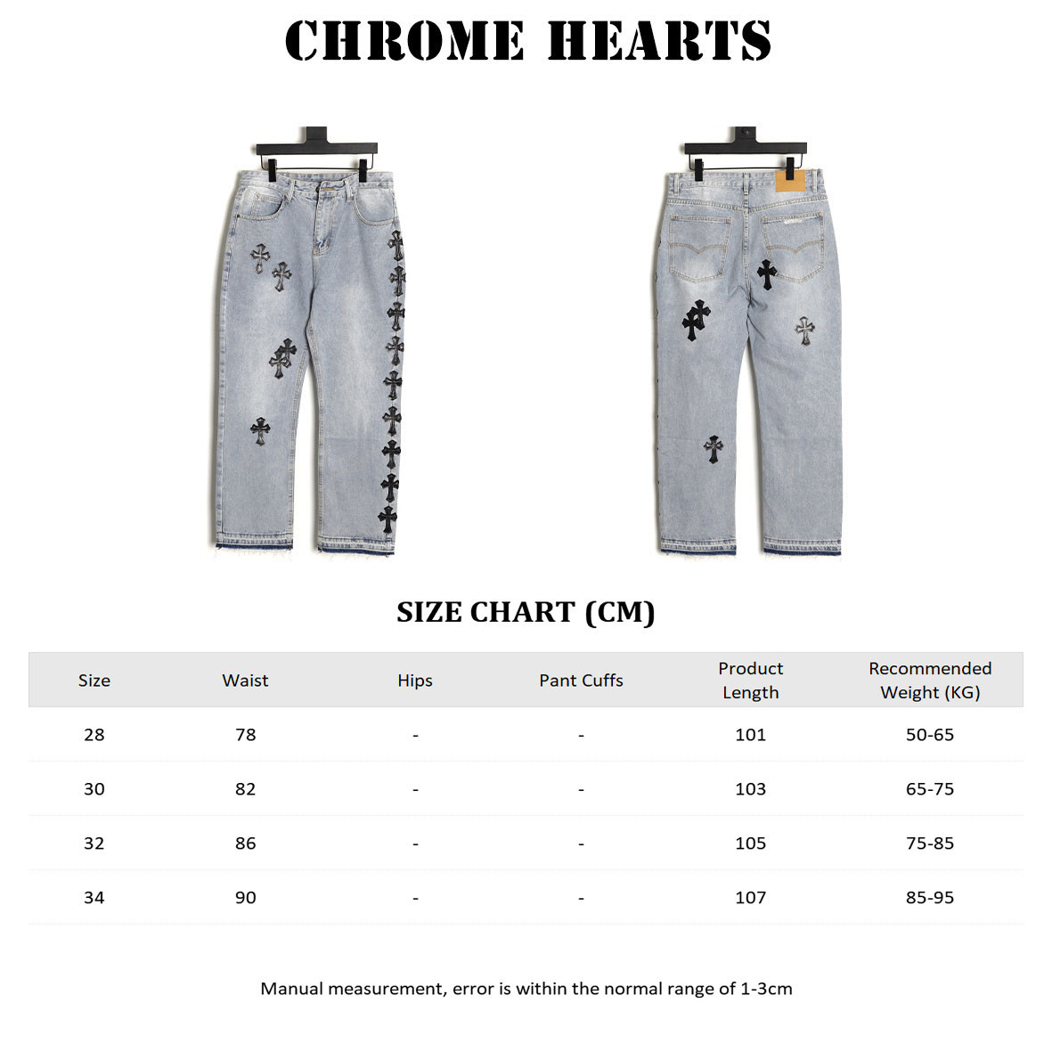 Ch**me He**ts jeans