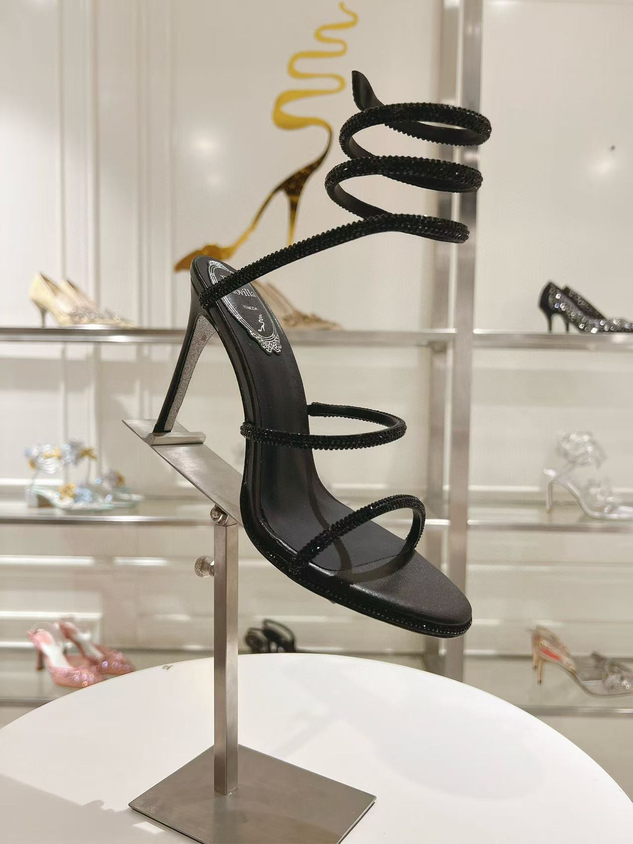 UA RENÉ CAOVILLA Cleo Pumps Sandals 95mm