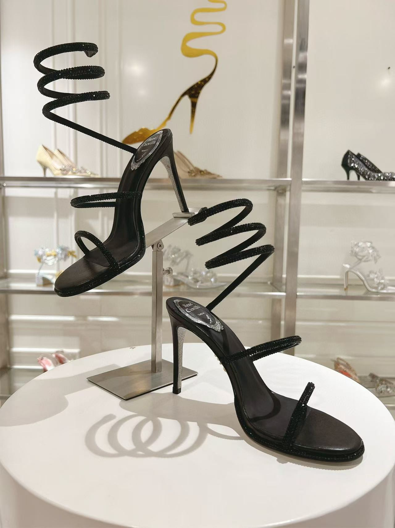 UA RENÉ CAOVILLA Cleo Pumps Sandals 95mm