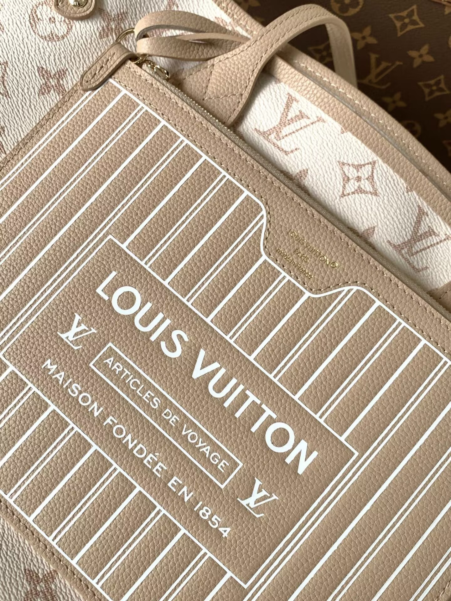 LV Neverfull Inside Out MM M25665 31x28x14cm Without Box