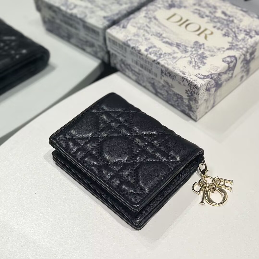 D*or mini lady D*or gardenia wallet 11x9x3cm