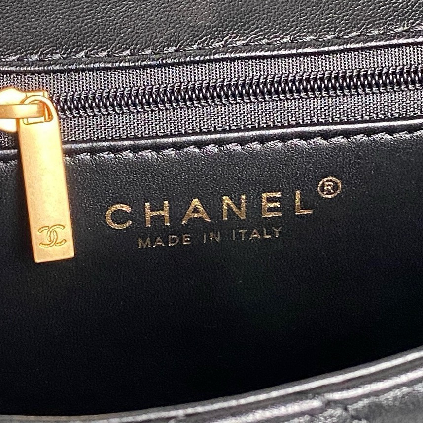 Ch*el flap bag 16 × 23.5 × 7.5 cm