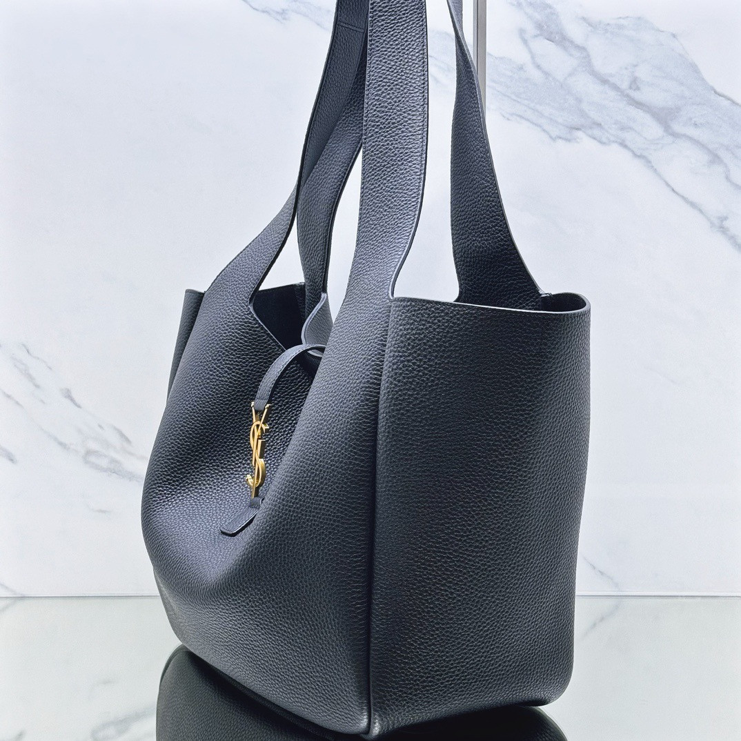 Y*L le 5 À 7 bea in grained leather 50×28×18cm
