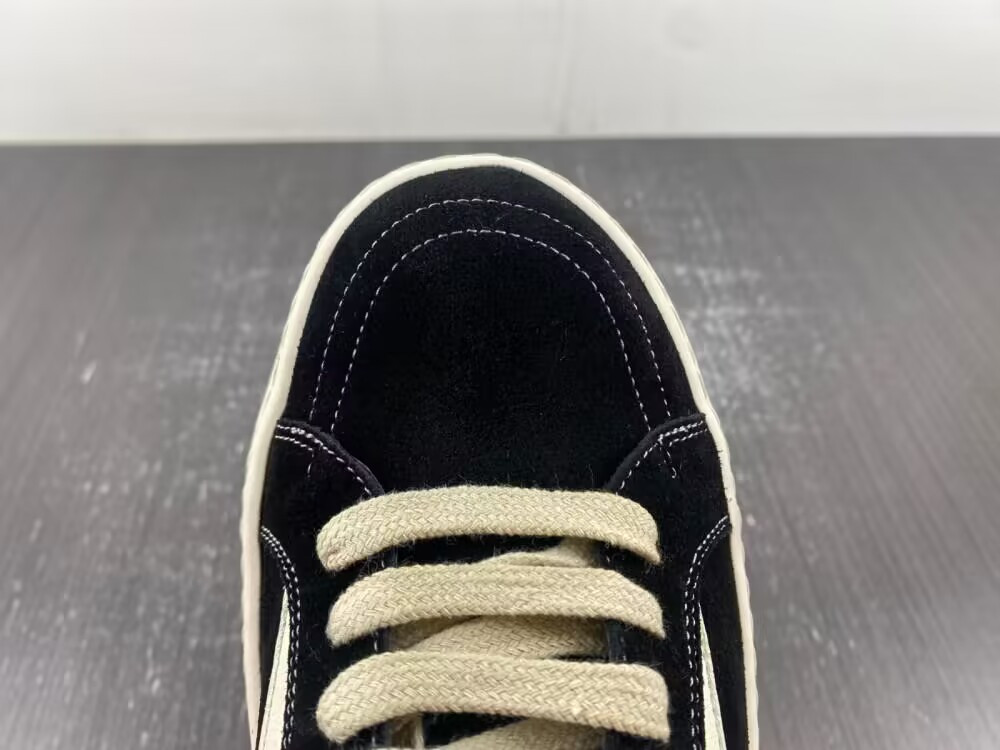 UA Rick Owens Strobe Vintage Low Black Suede