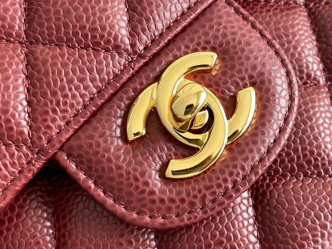 Ch*el classic handbag 15.5 × 25.5 × 6.5 cm