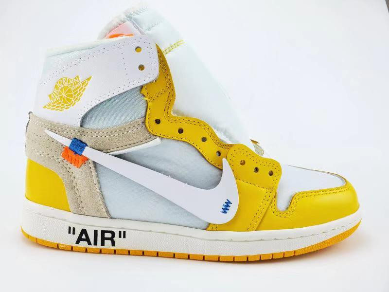 Air Jordan 1 Retro High Off-White Yellow