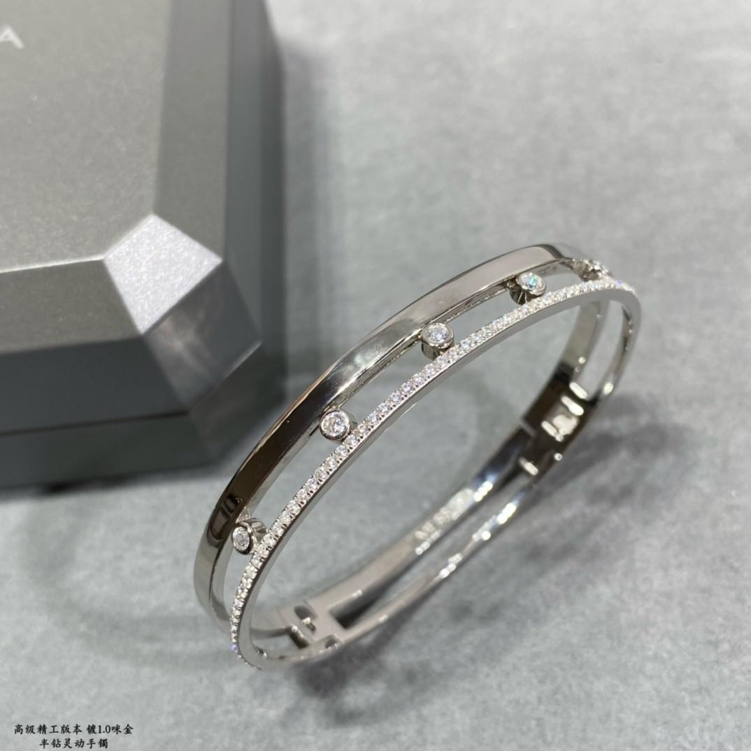messika half Di*m*nd moving bracelet